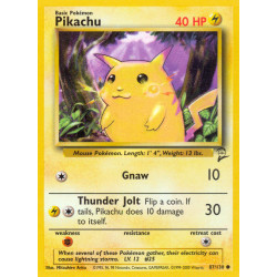 Pikachu (common) Base Set 2 87/130