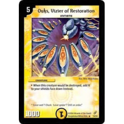 Ouks, Vizier of Restoration - Rare - Duel Masters Shadowclash of Blinding Night (DM-04)