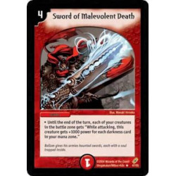 Sword of Malevolent Death - Uncommon - Duel Masters Shadowclash of Blinding Night (DM-04)