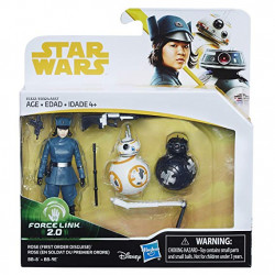 Rose (First Order Disquise) & BB-8 & BB-9E 3.75 inch Star Wars Solo: a Star Wars Story Force Link Action Figure 2-Pack