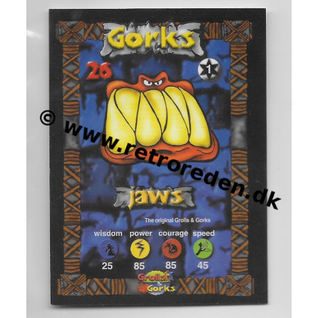 Jaws - Grolls & Gorks Game Card number 26