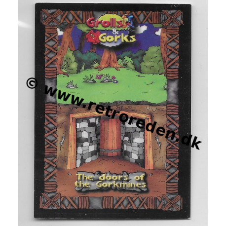 The Doors of the Gorkmines - Grolls & Gorks Game Cards Location Card