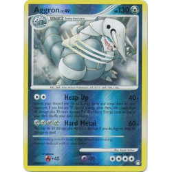 Aggron (brugt stand) - Diamond and Pearl Mysterious Treasures - 1/123 - rare reverse holo