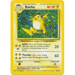 Raichu - Pokemon Base Set -...
