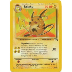 Raichu - Pokemon Fossil -...